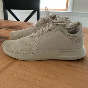 Youth adidas size 6.5, nude color